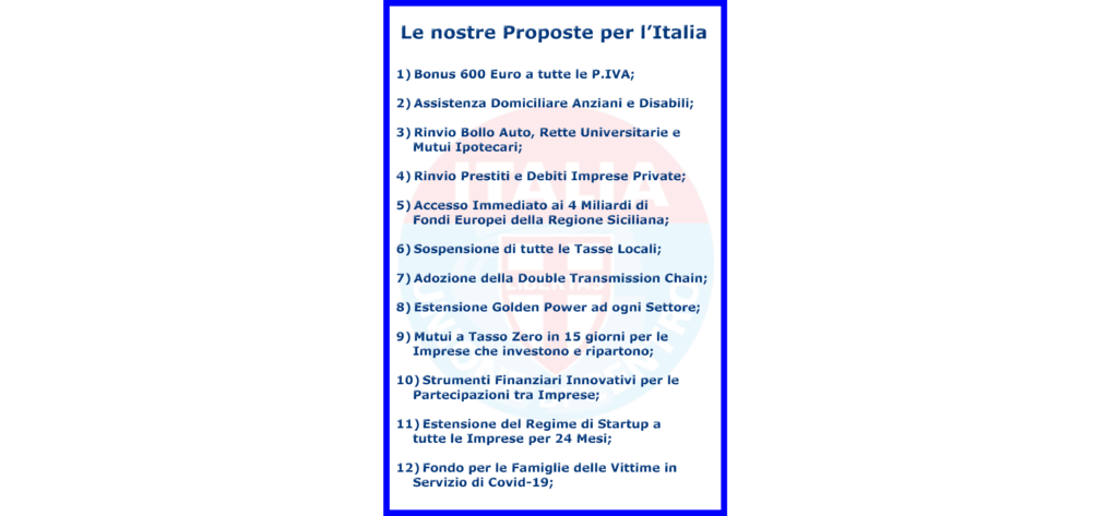 Rassegna Stampa 12 Punti per l’Economia Italiana